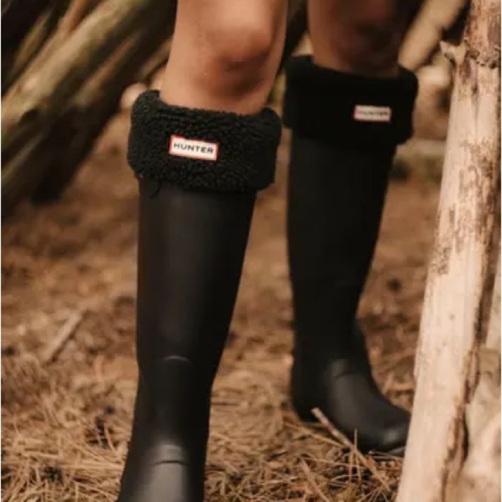 Hunter Women's Black Rain Boots